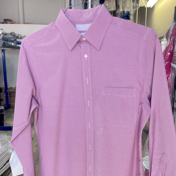 Red and white gold label dress shirt - Picture 2 of 5